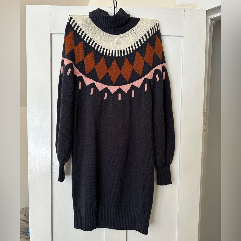 Cotton Fall Sweater Dress